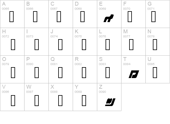 I2MechaPla_xFFFF_e details - Free Fonts at FontZone.net