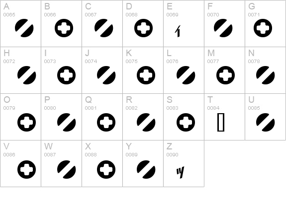 I2trigunMaximum J details - Free Fonts at FontZone.net