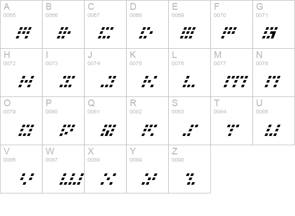 Iconian Italic details - Free Fonts at FontZone.net