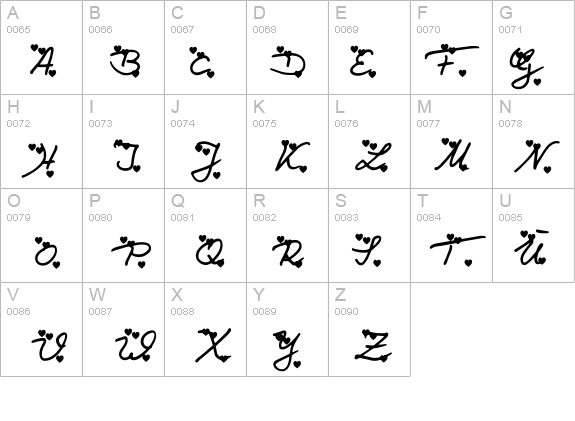 Iloveyou details - Free Fonts at FontZone.net