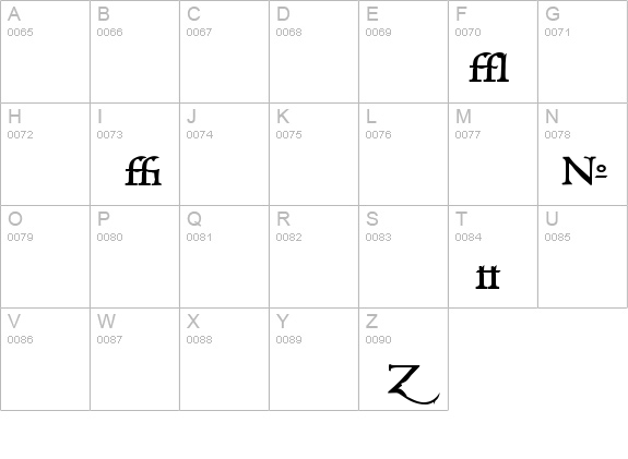Immortal - Alternates details - Free Fonts at FontZone.net