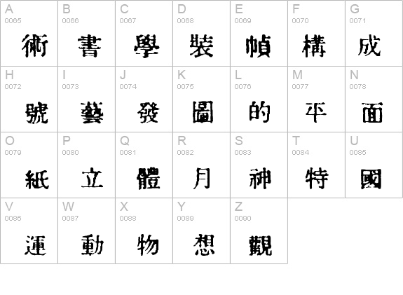 In_kanji details - Free Fonts at FontZone.net