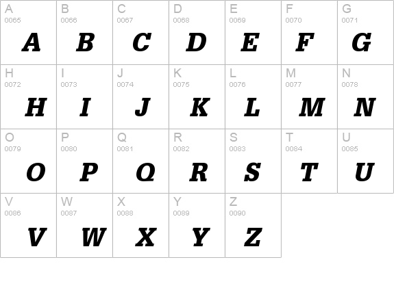 Installation Black SSi Black Italic details - Free Fonts at FontZone.net