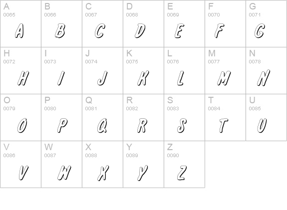 International Super Hero Out details - Free Fonts at FontZone.net