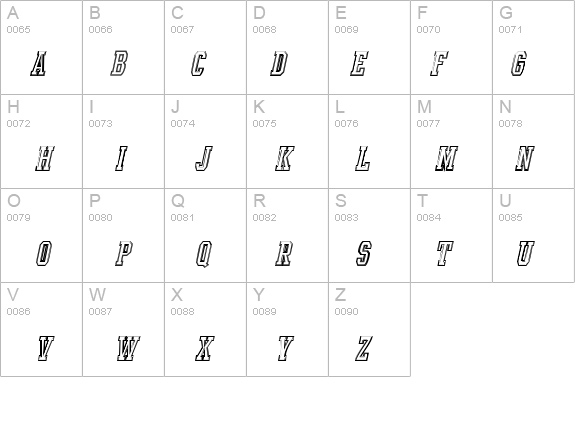Intramural Contour Italic JL details - Free Fonts at FontZone.net