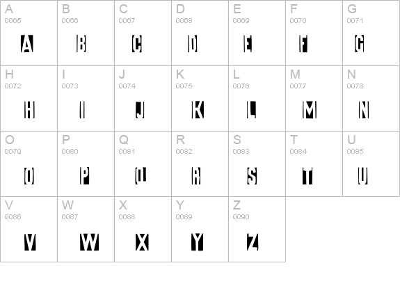 Iodine-Negative details - Free Fonts at FontZone.net