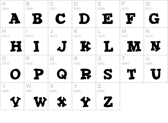 IronMan details - Free Fonts at FontZone.net