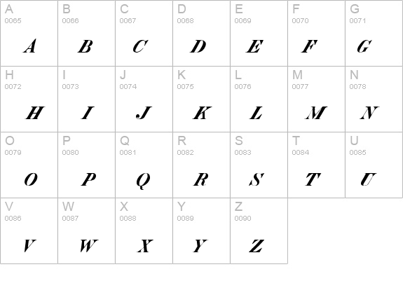 Italic HPLHS details - Free Fonts at FontZone.net