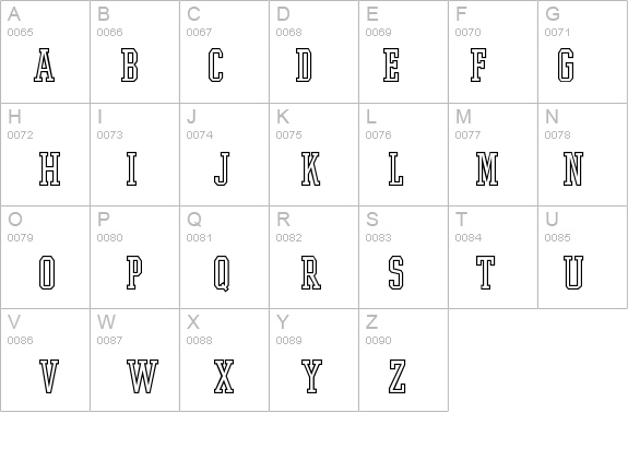 IvyLeagueOpen details - Free Fonts at FontZone.net