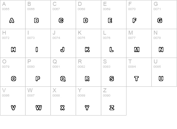 Izolation details - Free Fonts at FontZone.net