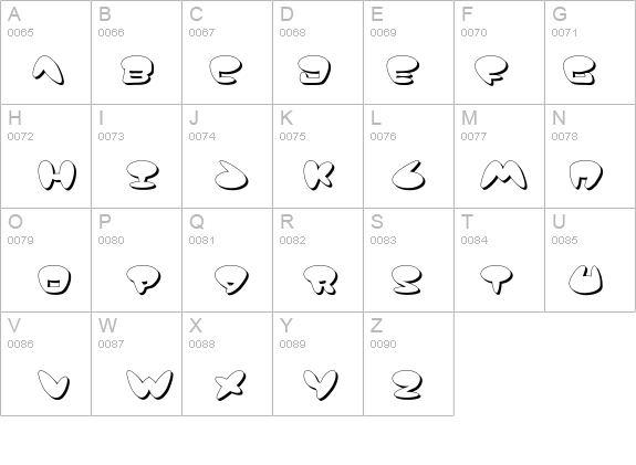 Jackson Shadow details - Free Fonts at FontZone.net
