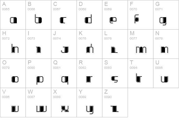 Jakone-Inline details - Free Fonts at FontZone.net