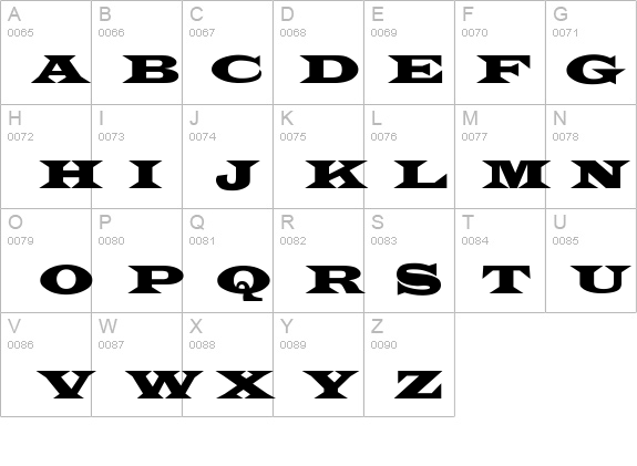 James-Wide details - Free Fonts at FontZone.net