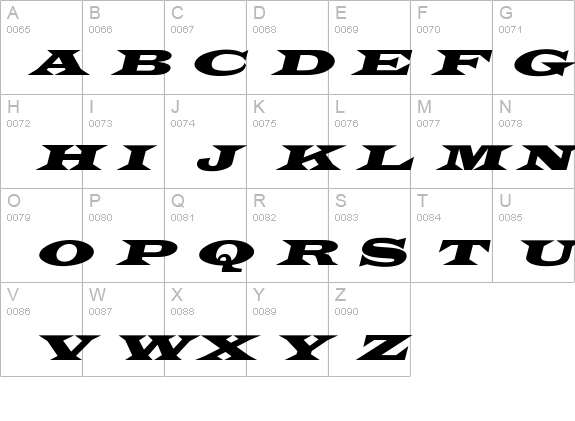 James-WideExtObl-Normal details - Free Fonts at FontZone.net