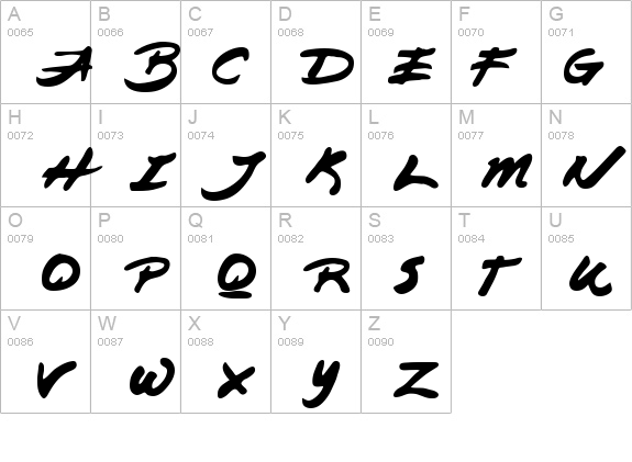 Japanese Brush details - Free Fonts at FontZone.net