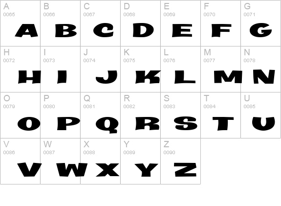 Java Kick BTN Wide details - Free Fonts at FontZone.net