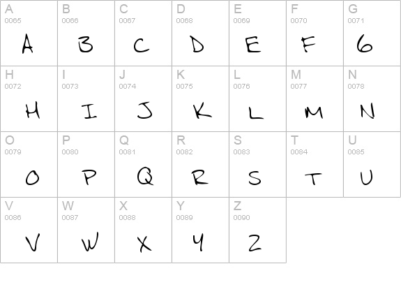 JeffreysHand details - Free Fonts at FontZone.net