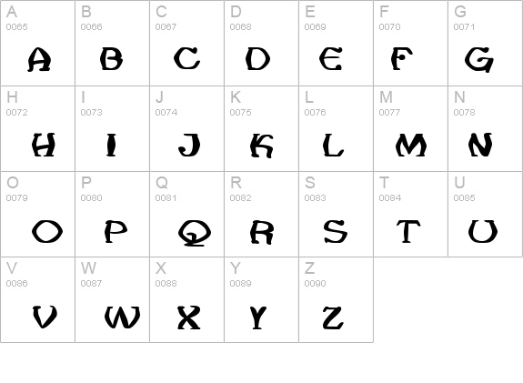 JenneriCurved details - Free Fonts at FontZone.net