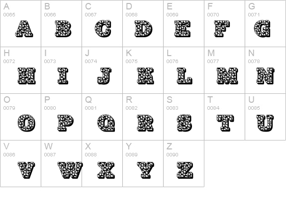 JFHollyNites details - Free Fonts at FontZone.net