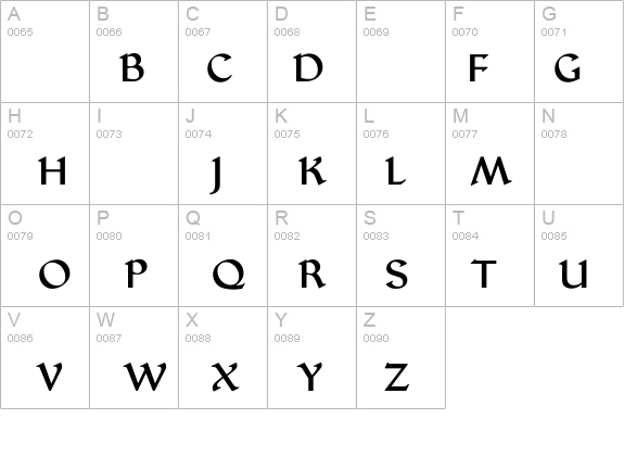 JubileeMedium details - Free Fonts at FontZone.net