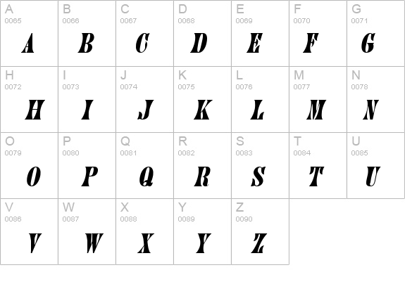 June Italic details - Free Fonts at FontZone.net