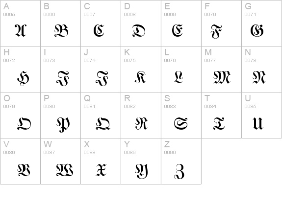 JustusFrakturEF-Regular details - Free Fonts at FontZone.net