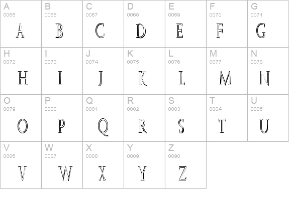 JW Brass details - Free Fonts at FontZone.net