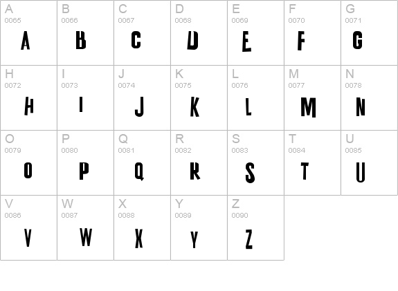 K.P. Duty JL details - Free Fonts at FontZone.net