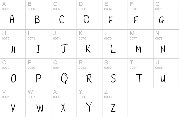 KarensHand Regular details - Free Fonts at FontZone.net