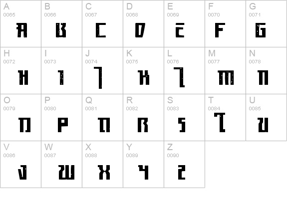 Kasikorn Metacide details - Free Fonts at FontZone.net