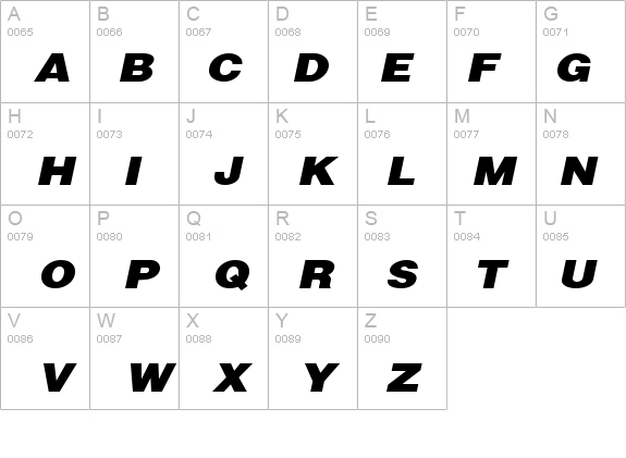 Kathryn-Extended Italic details - Free Fonts at FontZone.net