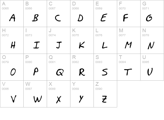 KathrynsHand Regular details - Free Fonts at FontZone.net