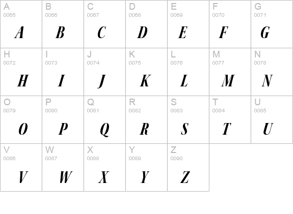 KeplerStd-BoldCnItDisp details - Free Fonts at FontZone.net