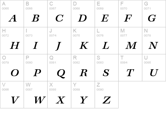 KeplerStd-MediumExtItCapt details - Free Fonts at FontZone.net