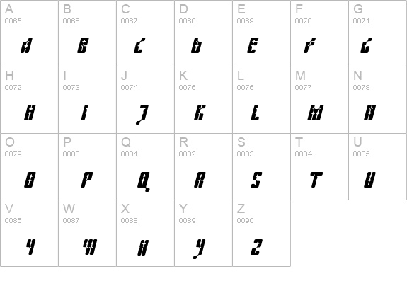 Kernfusion-GlamItalic details - Free Fonts at FontZone.net