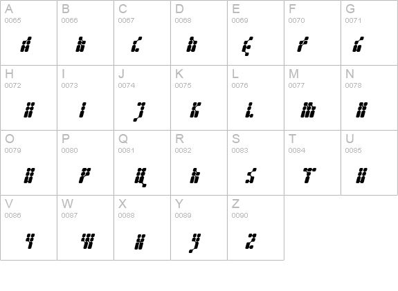 Kernfusion-Italic details - Free Fonts at FontZone.net
