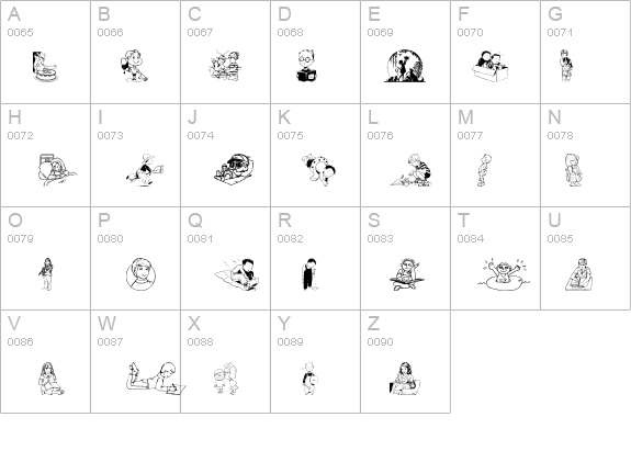 KiddieClip 1 details - Free Fonts at FontZone.net