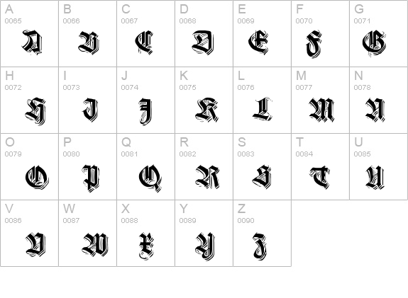 KilligrewStacatto details - Free Fonts at FontZone.net