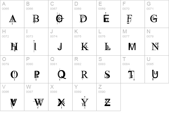 Kingthings Pique'n'meex details - Free Fonts at FontZone.net