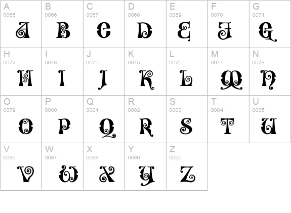 Kingthings Willowless details - Free Fonts at FontZone.net
