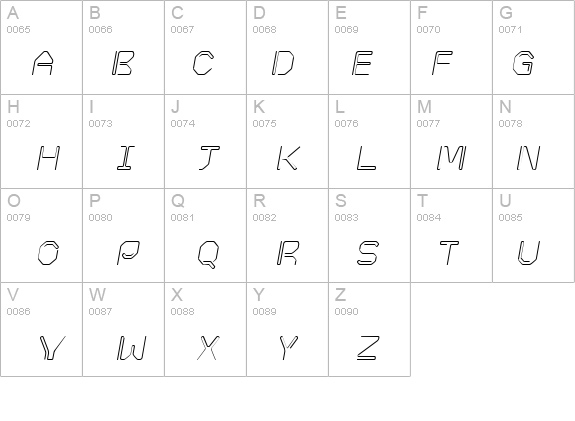 KneeonLight Italic details - Free Fonts at FontZone.net