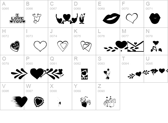 KR Be Mine More details - Free Fonts at FontZone.net