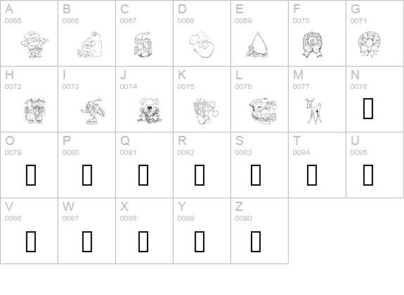 KR Christmas Color Me details - Free Fonts at FontZone.net