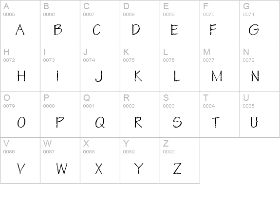 KR Star Letters details - Free Fonts at FontZone.net