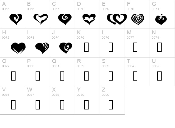 KR Valentines 2006 Two details - Free Fonts at FontZone.net