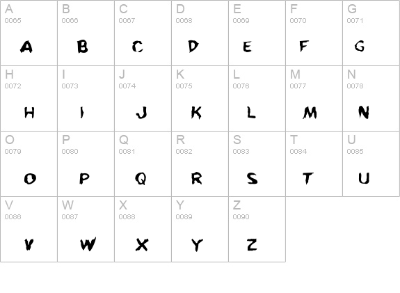 Kreeture Warped details - Free Fonts at FontZone.net