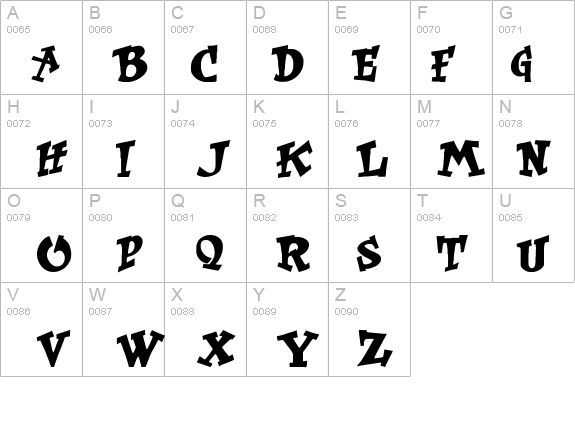 KrtRussell details - Free Fonts at FontZone.net