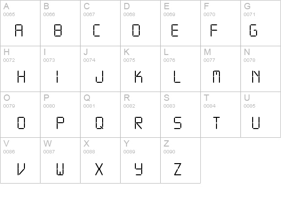 L Regular details - Free Fonts at FontZone.net