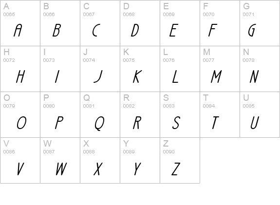 LA Headlights BTN BoldItalic details - Free Fonts at FontZone.net