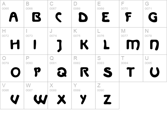 La Negrita details - Free Fonts at FontZone.net